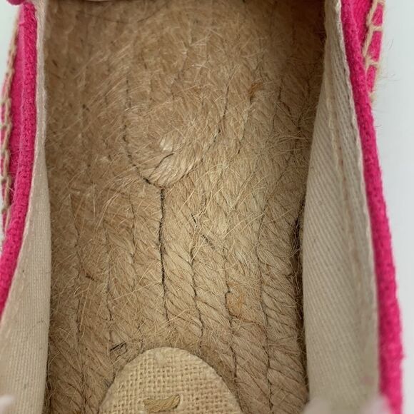 Soludos pink canvas embroidered elephant platform espadrilles - Picture 11 of 11
